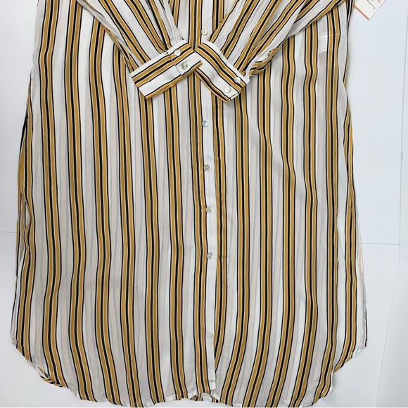 Forever 21 Long Stripe Tunic Size Large - Picture 14 of 16